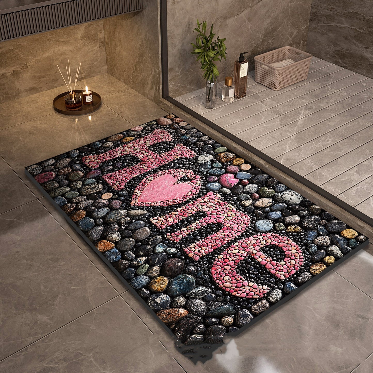 Bathroom Diatomaceous Earth Quick-drying Bath Mat