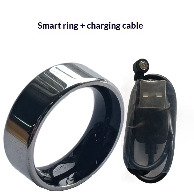 Multifunctional Smart Ring Solid Color Video Playback Heart Rate Blood Oxygen