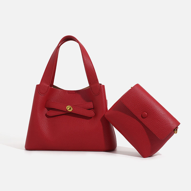 Fashionable Bucket Bag With A Cross-body Strap