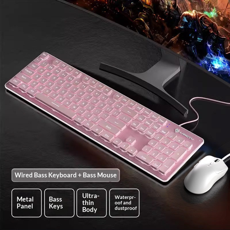 Gaming Office Backlit Wired Keyboard
