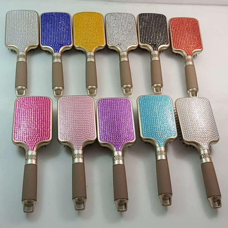 Airbag Massage Comb Air Cushion Comb Stick-on Crystals Hairdressing Supplies