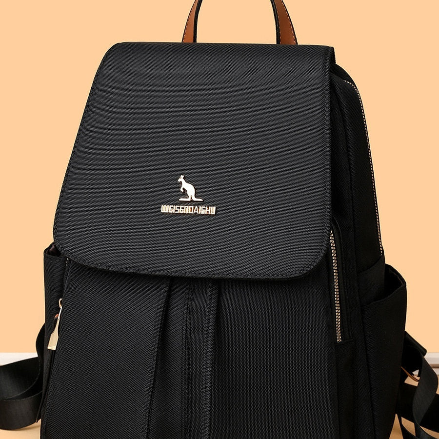 Stylish Nylon Backpack For Women Korean-style Casual Business Commuter Bag