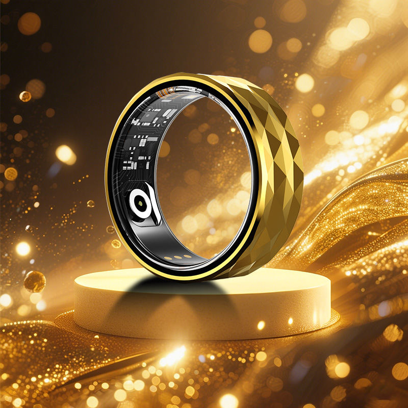 R12M smart ring heart rate oximeter step sleep monitoring