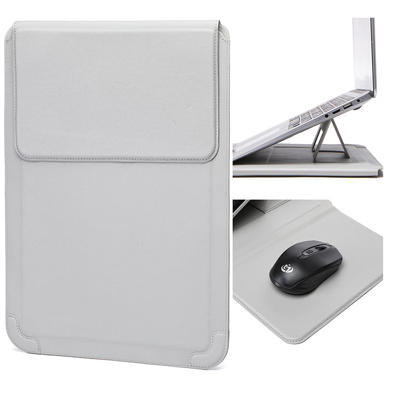 Laptop Sleeve With Built-in Bracket For Cooling Suitable For Slim And Lightweight Business Laptops