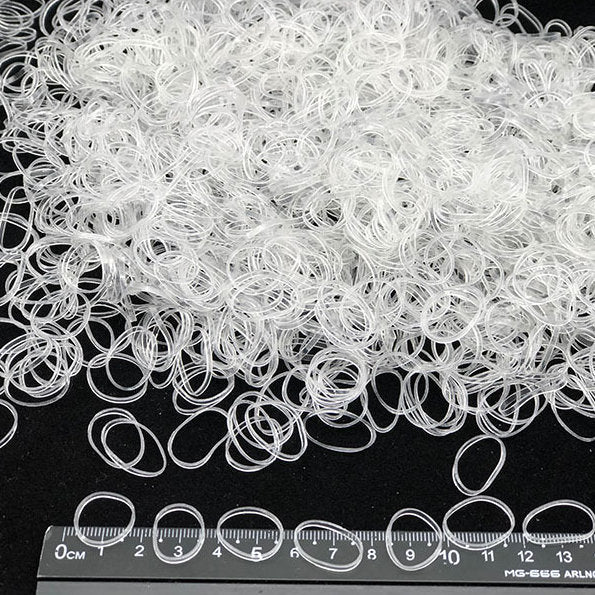 Thickened Transparent Rubber Hair Band For Women