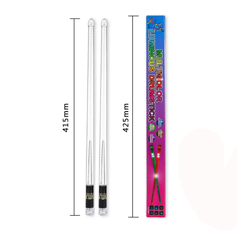 LED Luminous Drumstick 15 Color Gradient USB Charging