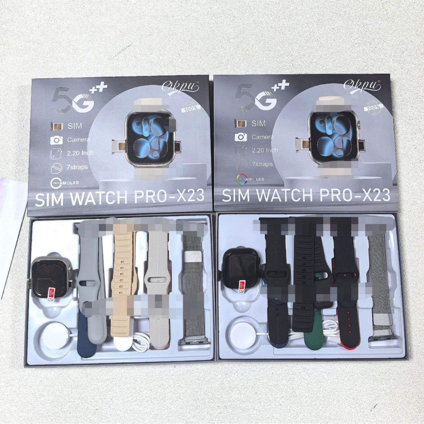 Smartwatch Multi-Strap Kit With Magnetic Charging