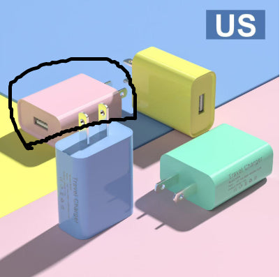 Color Macaron Fast Charge Charging Plug