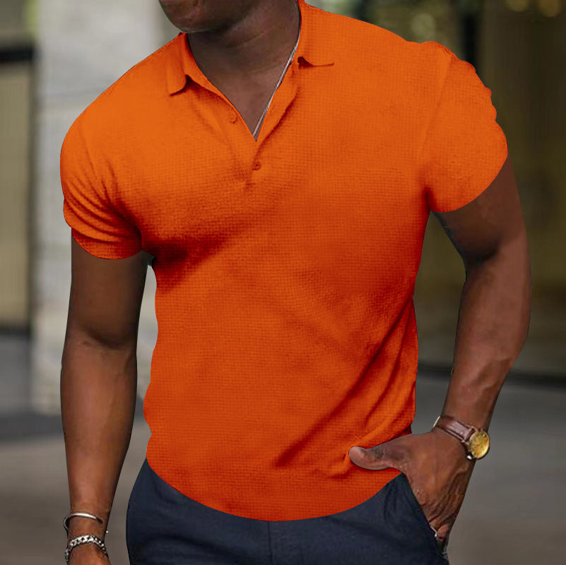 Sports Fitness T-shirt Summer Slim Fit Multi-color Short Sleeve Men's Casual