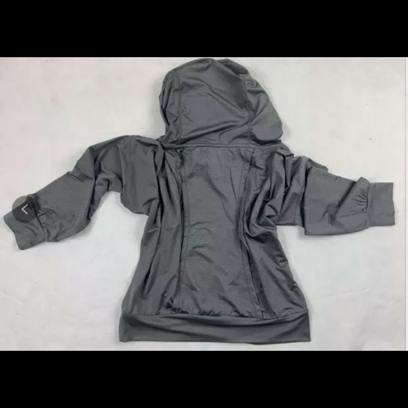 Hollow-out Beautiful Back Running Hoodie Quick-Drying Womens Fitness Top
