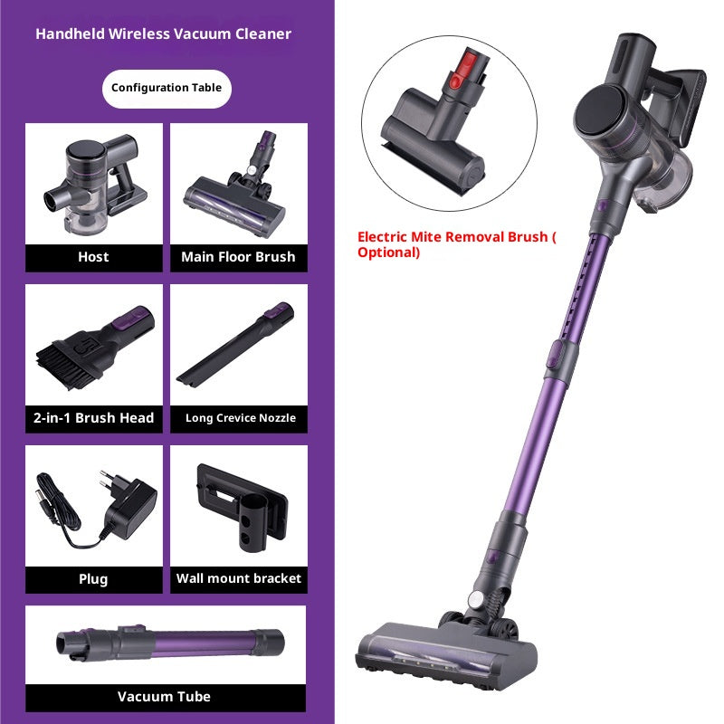 Wireless Vacuum Cleaner Household Small Portable Car Handheld Charging High-power Brushless Vacuum Cross-border Suction Machine