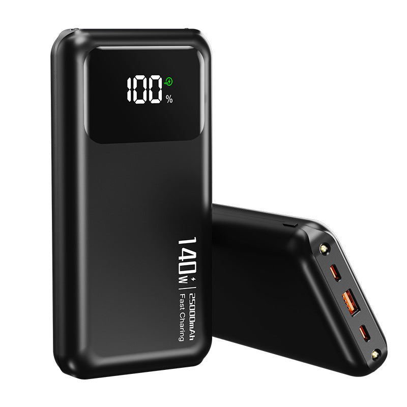 PD 140W Laptop Power Bank With 25000 MAh And Fast Charging