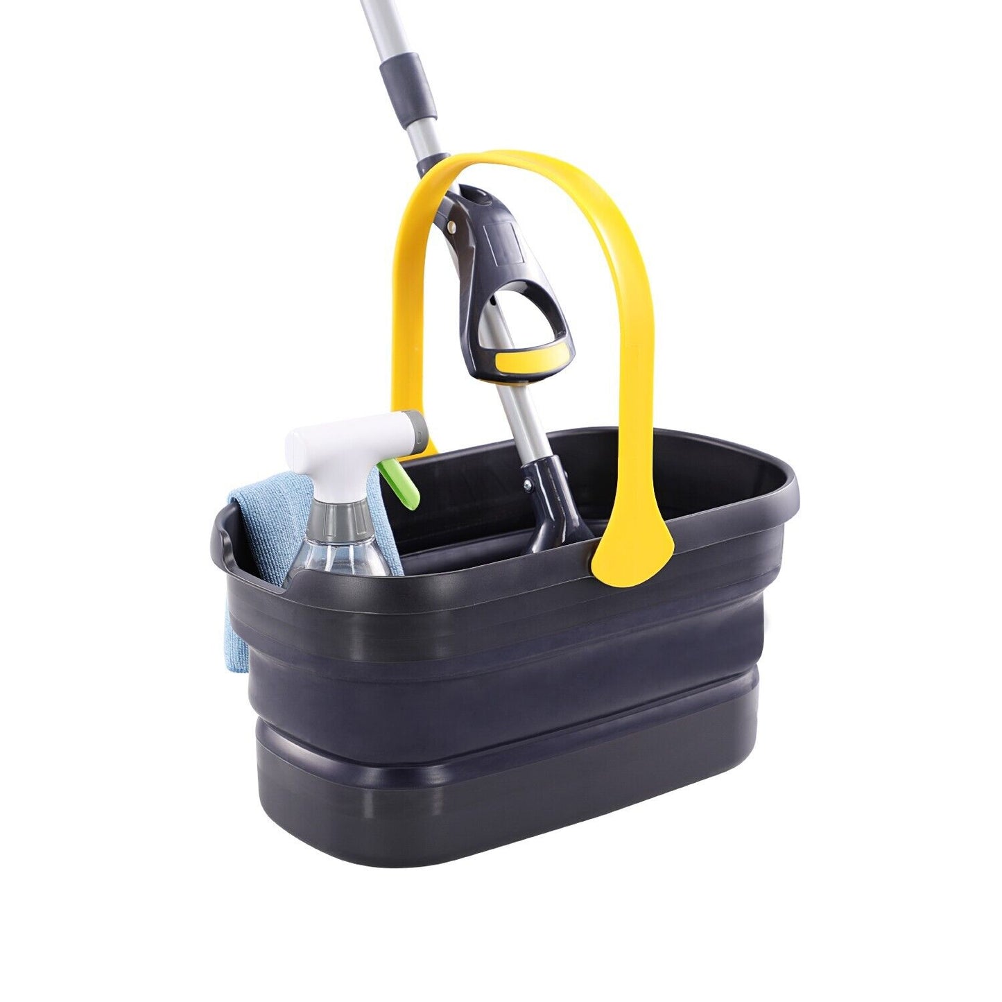 10L Washing-Storage Bucket Folding Portable Mop-Food-Drink Home-Outdoor Camping