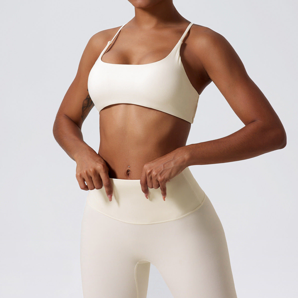 Nude Feel Yoga Suit Beauty Back Breathable Underwear Tight And Quick-drying