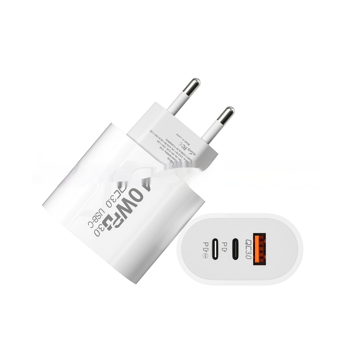 40W Multi-port Charger For Android Mobile Phone Charging Plug Travel