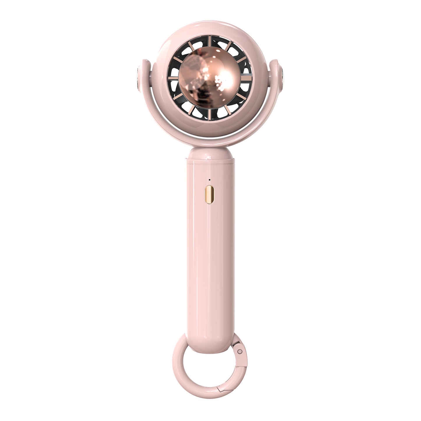 Digital Display Cooling Fan Desktop Bracket Ice Compress Small Handheld Fan