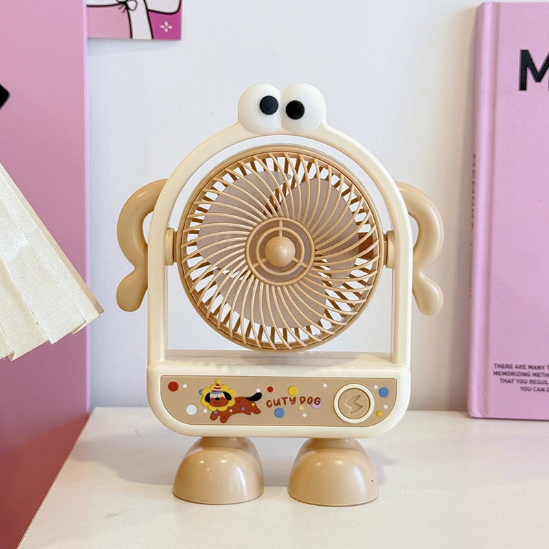 Adjustable-Angle Three-Speed Big Wind USB-Charged Gift Fan