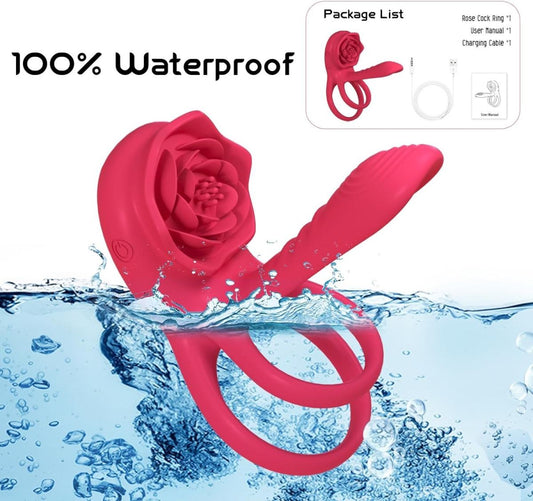Vibrating Cock Ring   Ring  Testicular Stimulation  Toys For Men