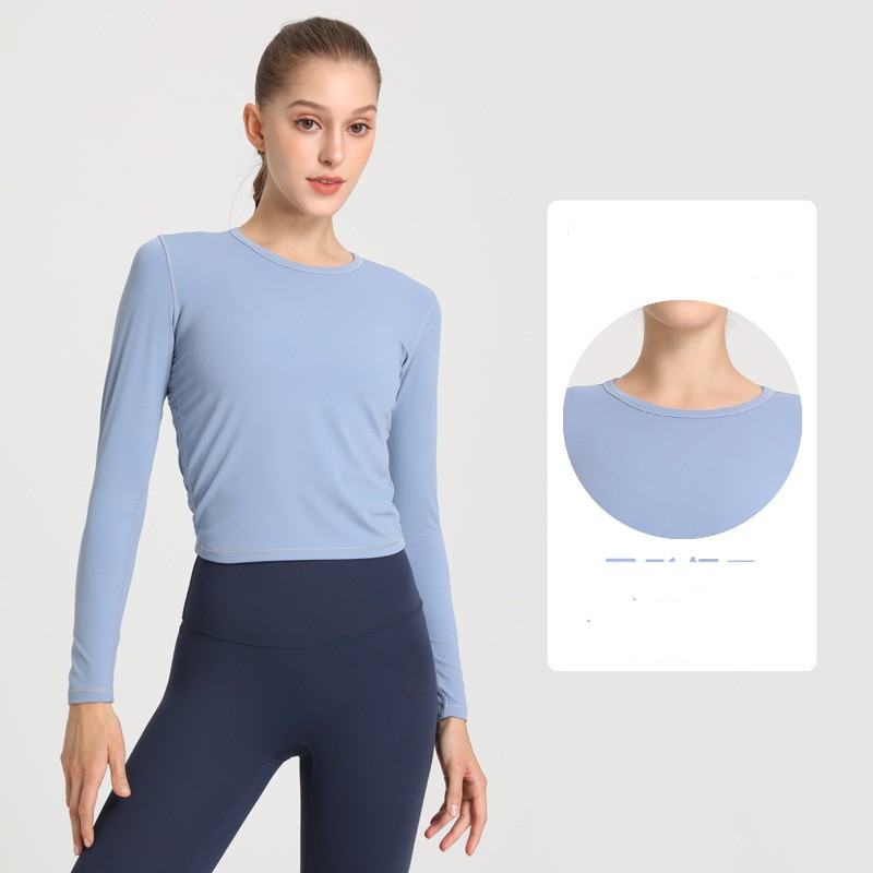 Women's Nude Waist Tight Yoga Suit