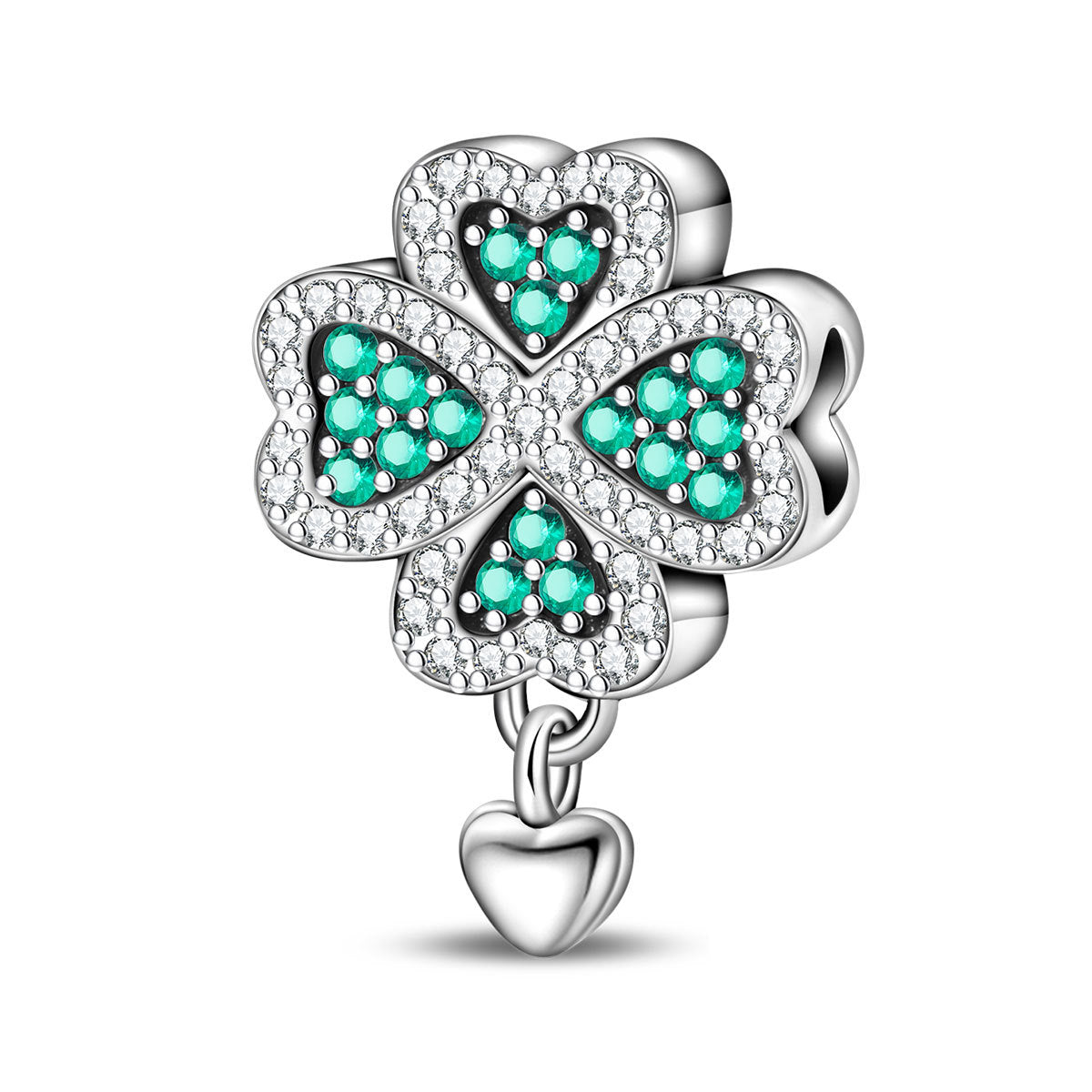 DIY Jewelry Bracelet Accessories Lucky Horseshoe Four-Leaf Clover Charm Pendants