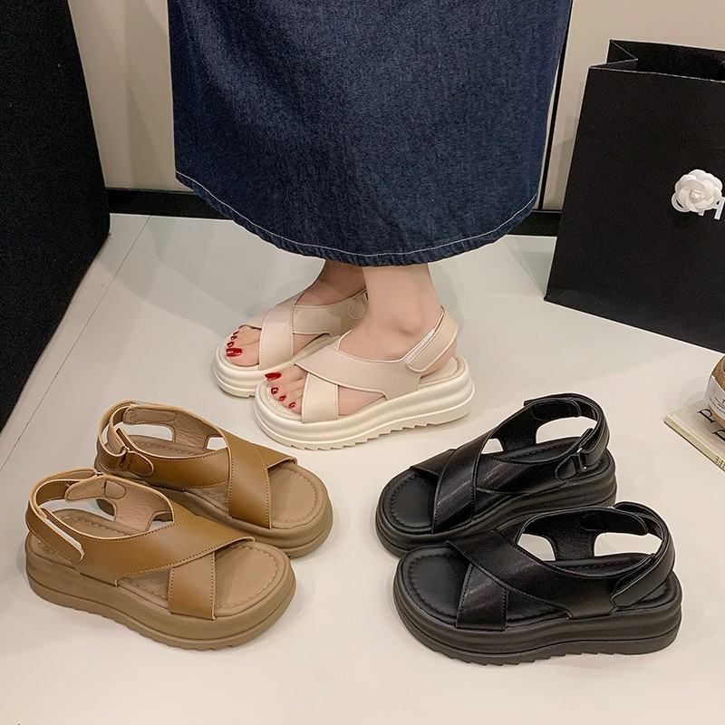 Women Platform Roman Sandals, 2026 New Summer Outdoor Fashion Soft Sole Comfort Shoes, Perfect To Match Dresses