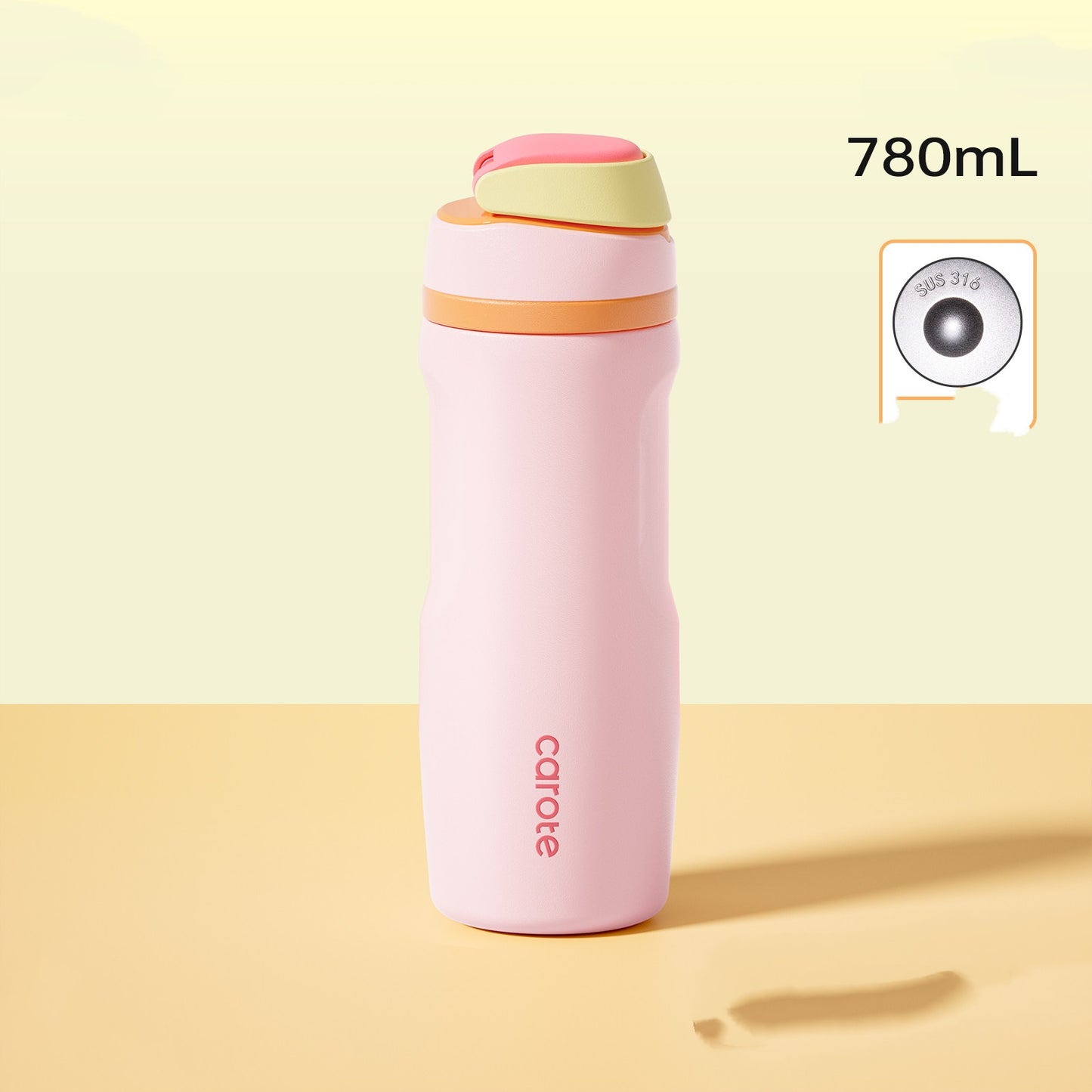 Stainless Steel Large-capacity Insulated Sports Bottle, New Model