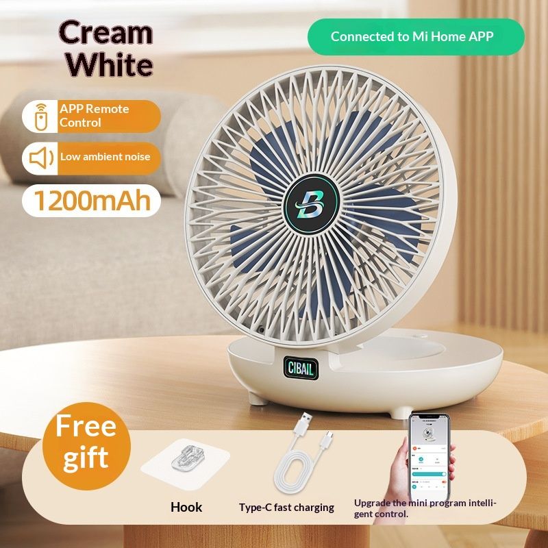 Wall-mounted Home Charging Desk Fan
