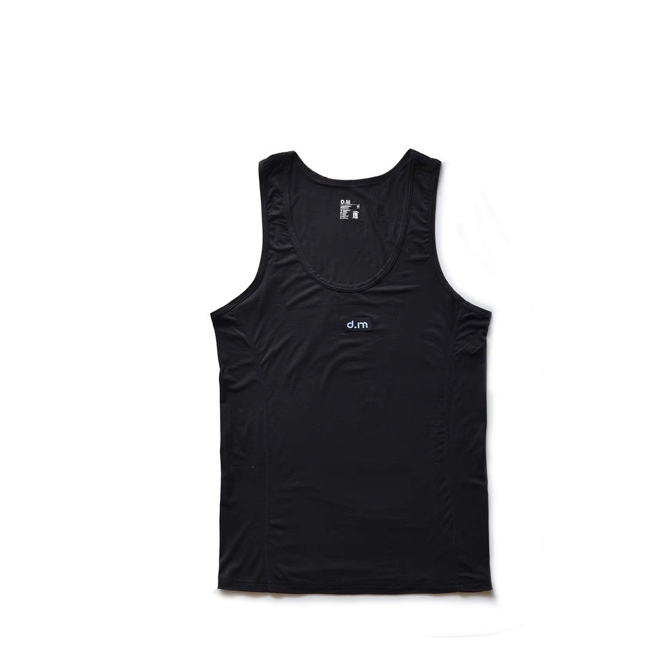 Men's Sports Fitness Thin Modal Solid Color Vest