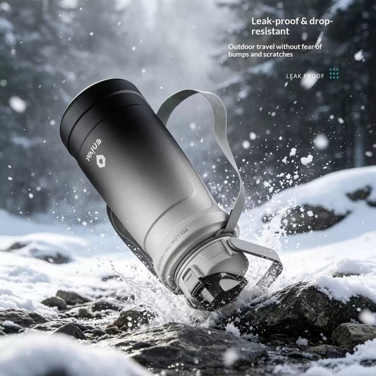 Large-capacity Outdoor 316 Stainless Steel Water Bottle
