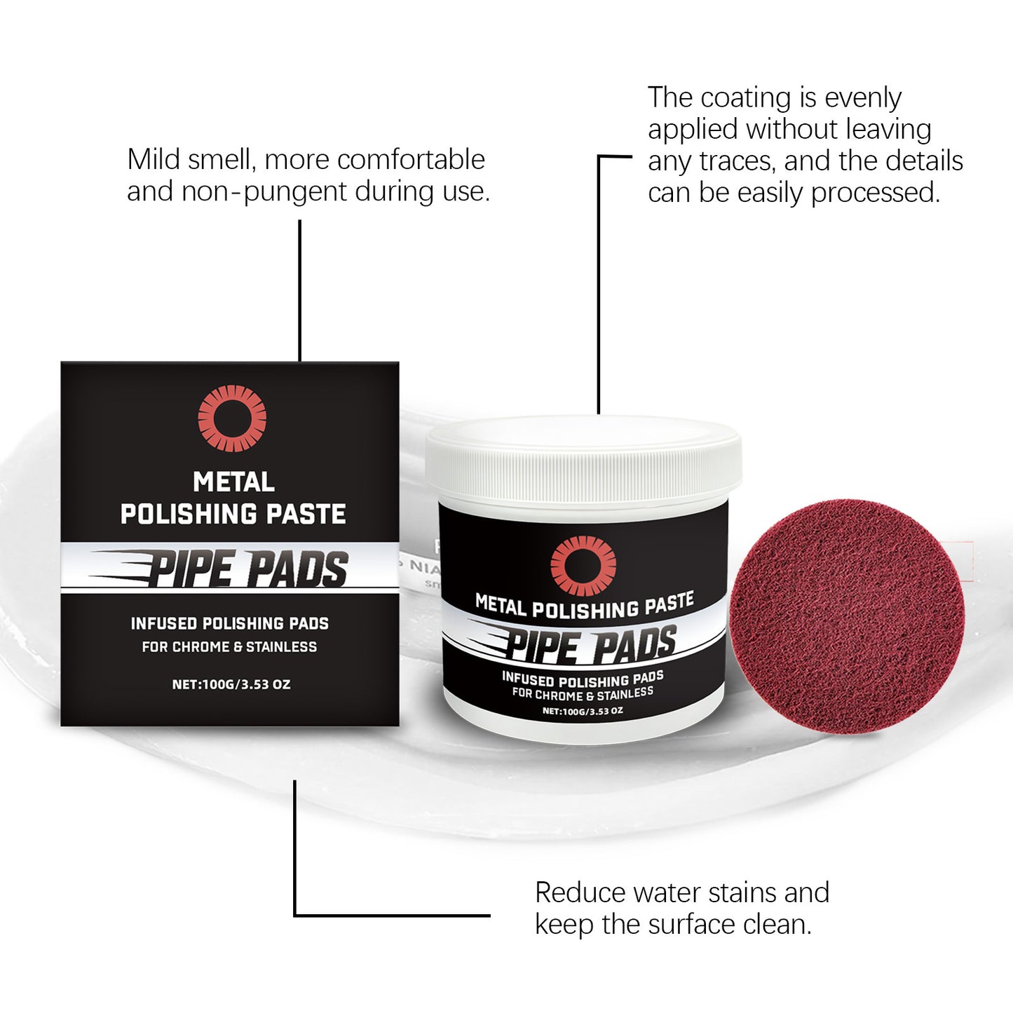 Polishing And Care Kit Polishes Removes Oxidation And Prevents Scratches
