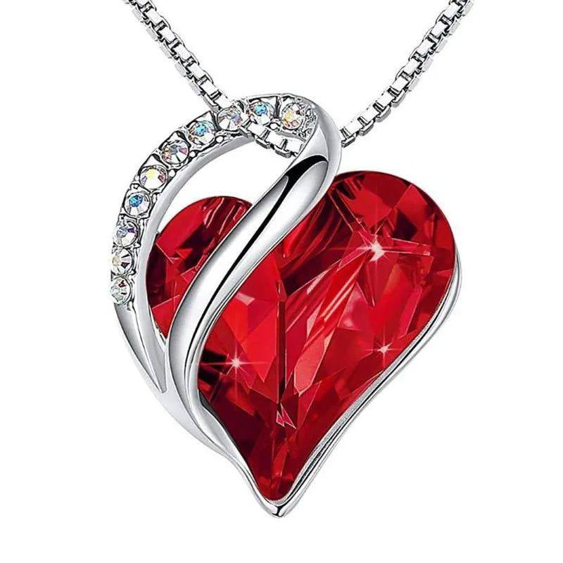 Valentines Day Gift Heart Of The Ocean Love Necklace