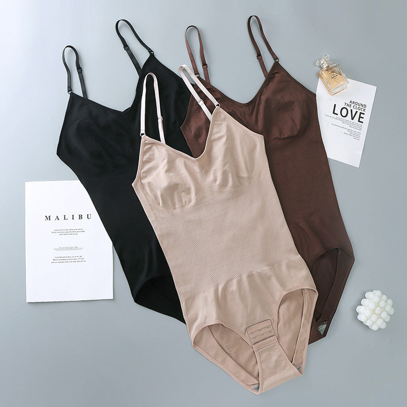 Seamless Body Shaper Hip-Lifting Contouring Bodysuit, Triangle Style