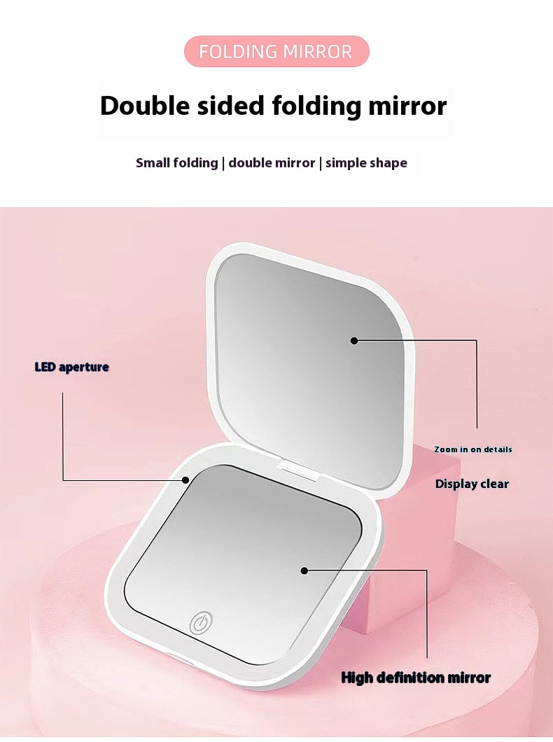 Handheld Folding Beauty Makeup Mirror