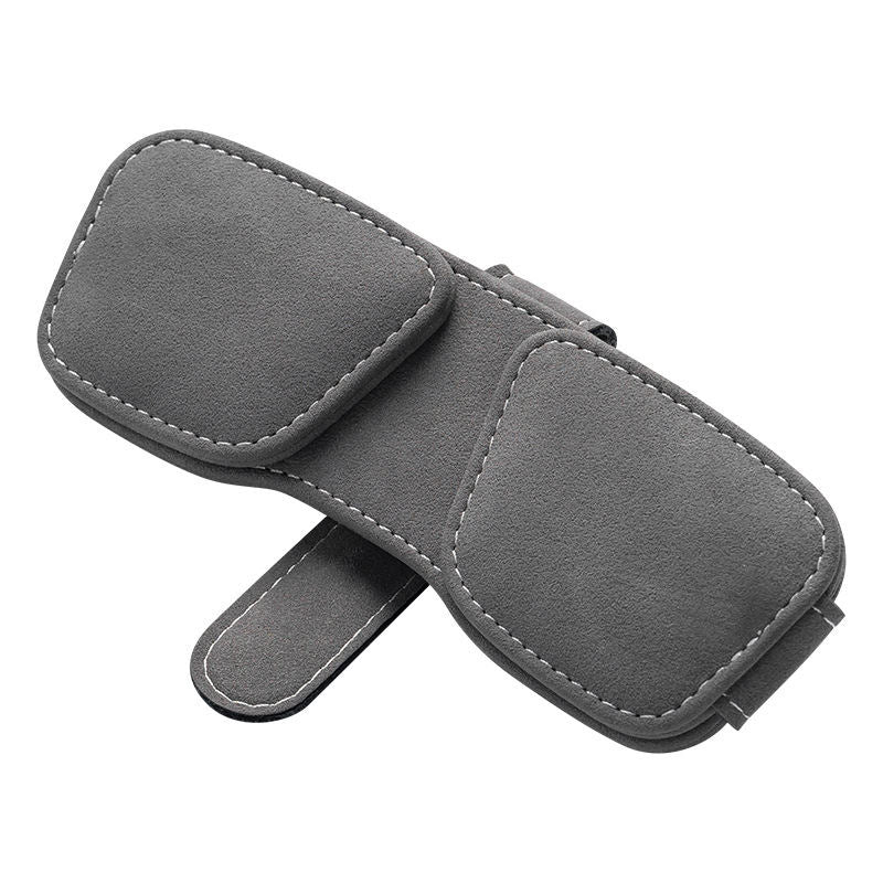 Car Sun Visor Storage Box Car Sunglasses Holder Multi-function Card Clip