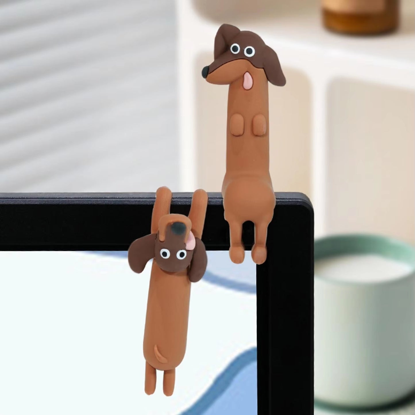 Cured meat flavored Little dog Computer Perching Ornament