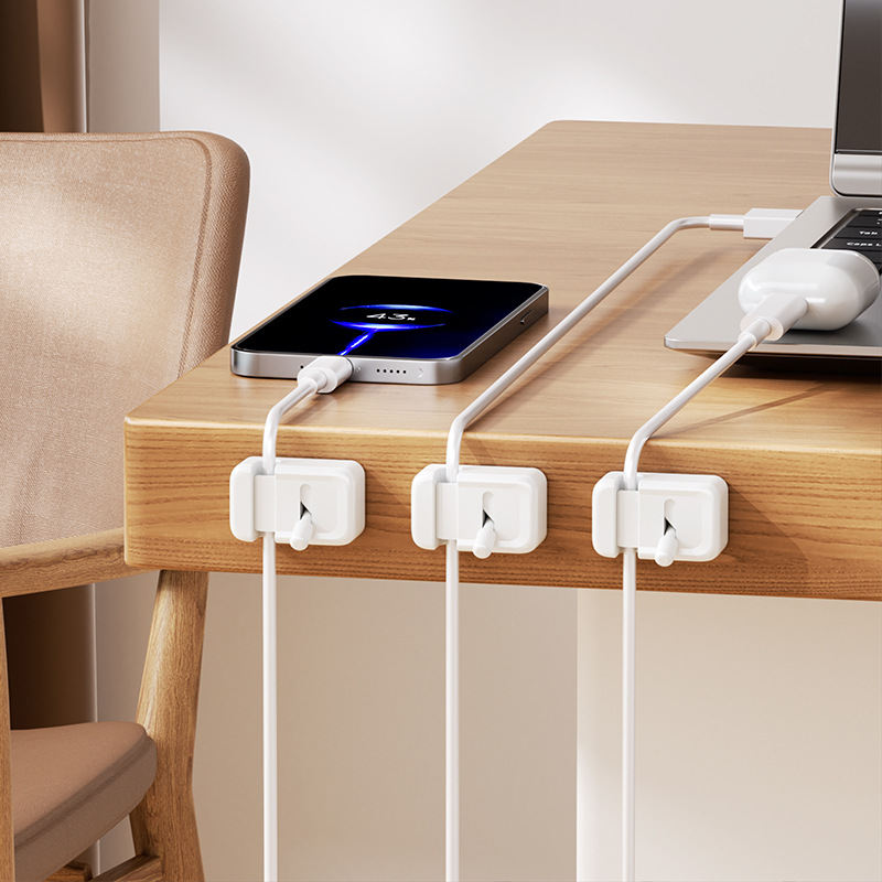 Organize The Phone Charging Cable Clip Holder Buckle