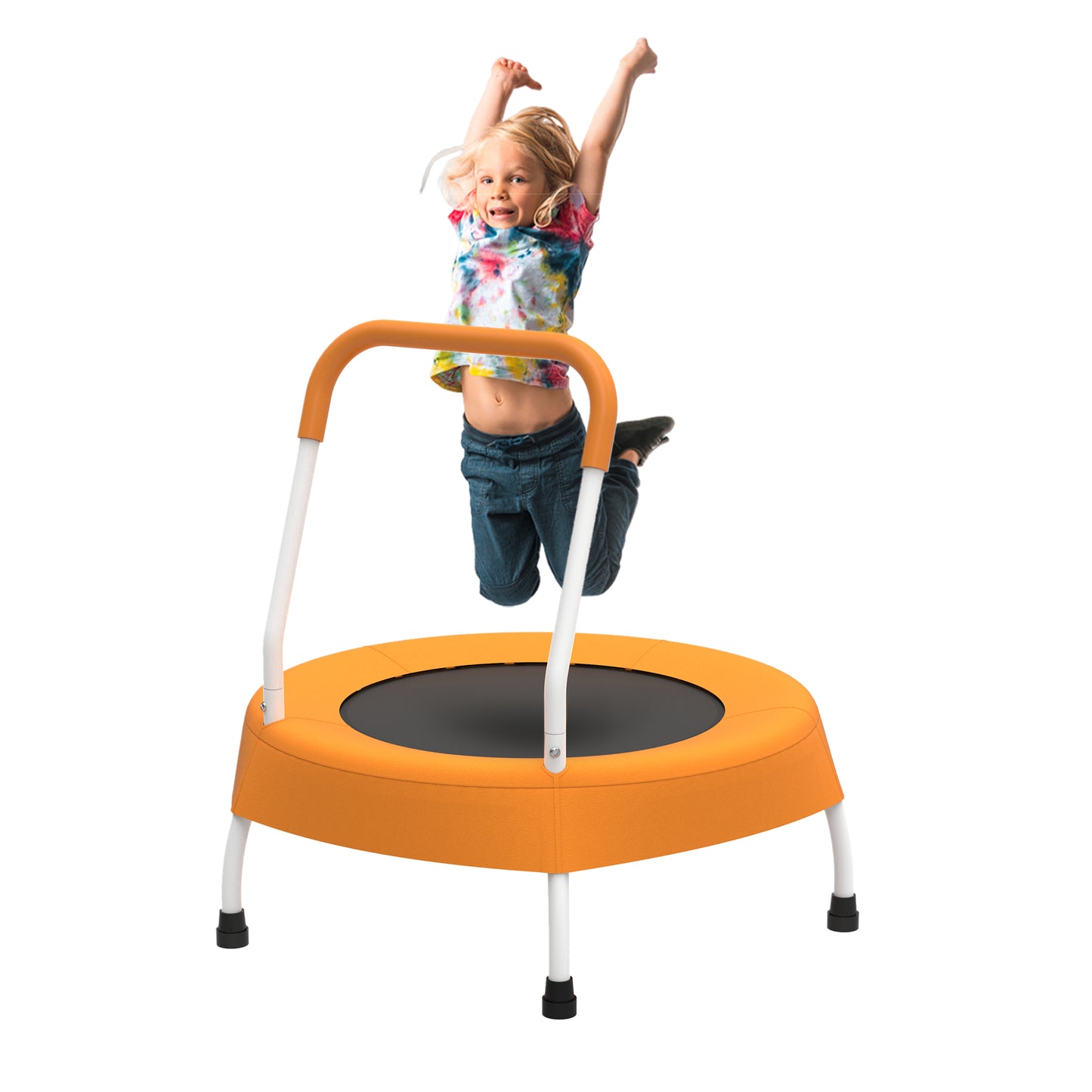 28inch Toddler Trampoline For Kids 1 Year Plus With Handle, Baby Gifts For Boys And Girls, Indoor And Outdoor