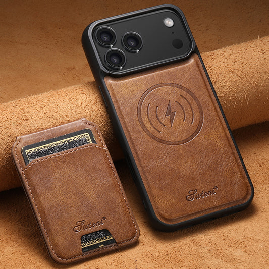 Magnetic Card Holder Two-in-one Wireless Charging Phone Case