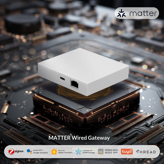 Matter Protocol Smart Home Zigbee Remote Wired Smart Gateway