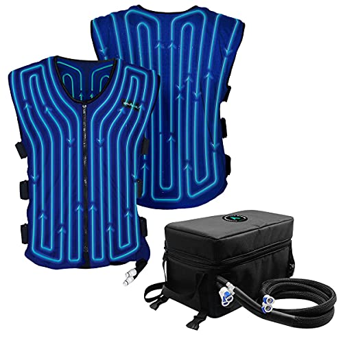 Alphacool 12V Motorcycle Circulatory Cooling Vest System with SAE Adapter, Powersports Cooler Vest, Unisex