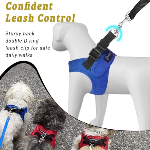 Comfort Fit No Pull Dog Harness – Adjustable Step-in Vest for Small, Medium & Large Dogs, Soft Padded with Leash Clips, Re...