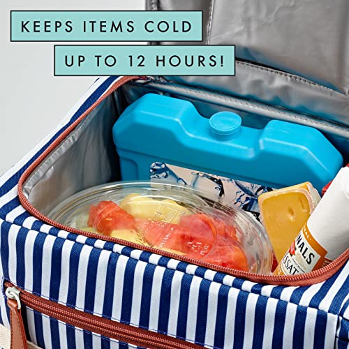 Cool Coolers by Fit + Fresh, XL Cooler Ice Block, Large and Powerful Ice Pack, Perfect for Insulated Cooler, Beach Bag, Ba...