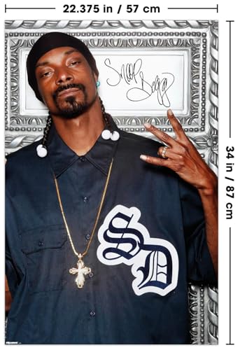 Snoop Dogg - West Wall Poster, 34L" x 22.4W", Unframed Version