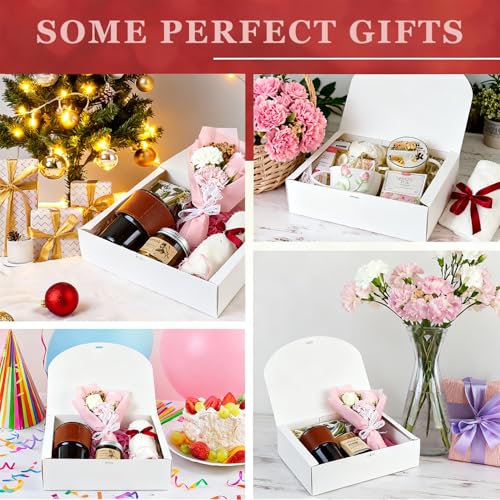 15 PCS Gift Boxes with Lids, 10.6x7.8x3.1 Inch Gift Boxes, Groomsmen Proposal Box, Luxury Gift Box with Ribbon for Bridesm...