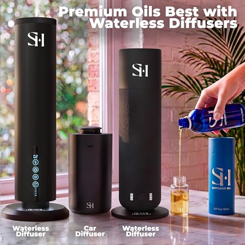 Inspired by 6-Star Hotel Monaco MC01 Hotel Scent Diffuser Oil | 5.07 Fl oz (150 ml) - Waterless Diffuser Oil Refill & High...