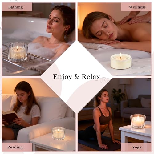 TUZELIYA Secret Hidden Message Candles (12 Pack, 12 Scents) - Birthday Gift for Her, Mothers Day Gifts for Mom, Reveals Qu...