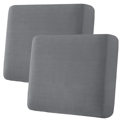 H.VERSAILTEX Super Stretch Individual Seat Sofa Covers Couch Cushion Covers Slipcover Sets Thick Jacquard Textured Twill F...
