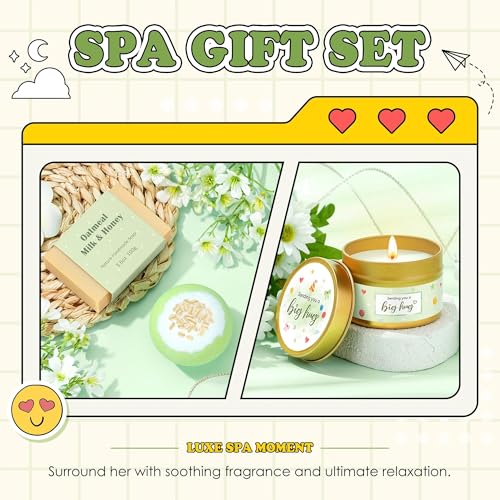 Gift Baskets for Women Unique Birthday Gifts for Women self care cheer up gifts set pick me up gift box for Woman teen gir...