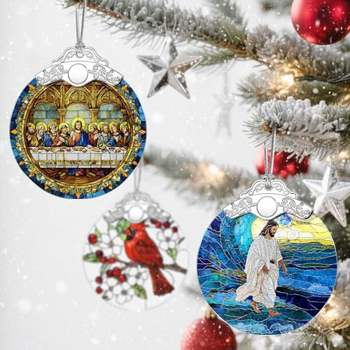 Christian Religious Christmas Ornaments - The Last Supper Ornament | Christmas Tree Ornament | Xmas Tree Decor - Spiritual...