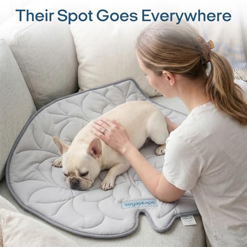 Vagascape Dog Cooling Mat, Washable Pet Cooling Mat, 47" x 45" Thick & Durable Large Cooling Mat for Dogs, Portable Foldab...
